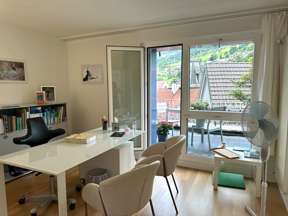 Homöopathie Praxis Cornelia Rebsamen in Sarnen | Besprechungszimmer Homöopathie Praxis Cornelia Rebsamen in Sarnen | Besprechungszimmer